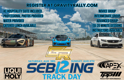 GR Sebring Track Weekend Sunday August 4th Sign up